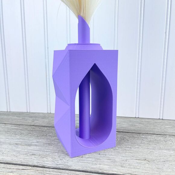 Unique Modern Bud Vase, The Lati Vase, Flower Vase, Dried Flwers - Picture 2 of 7